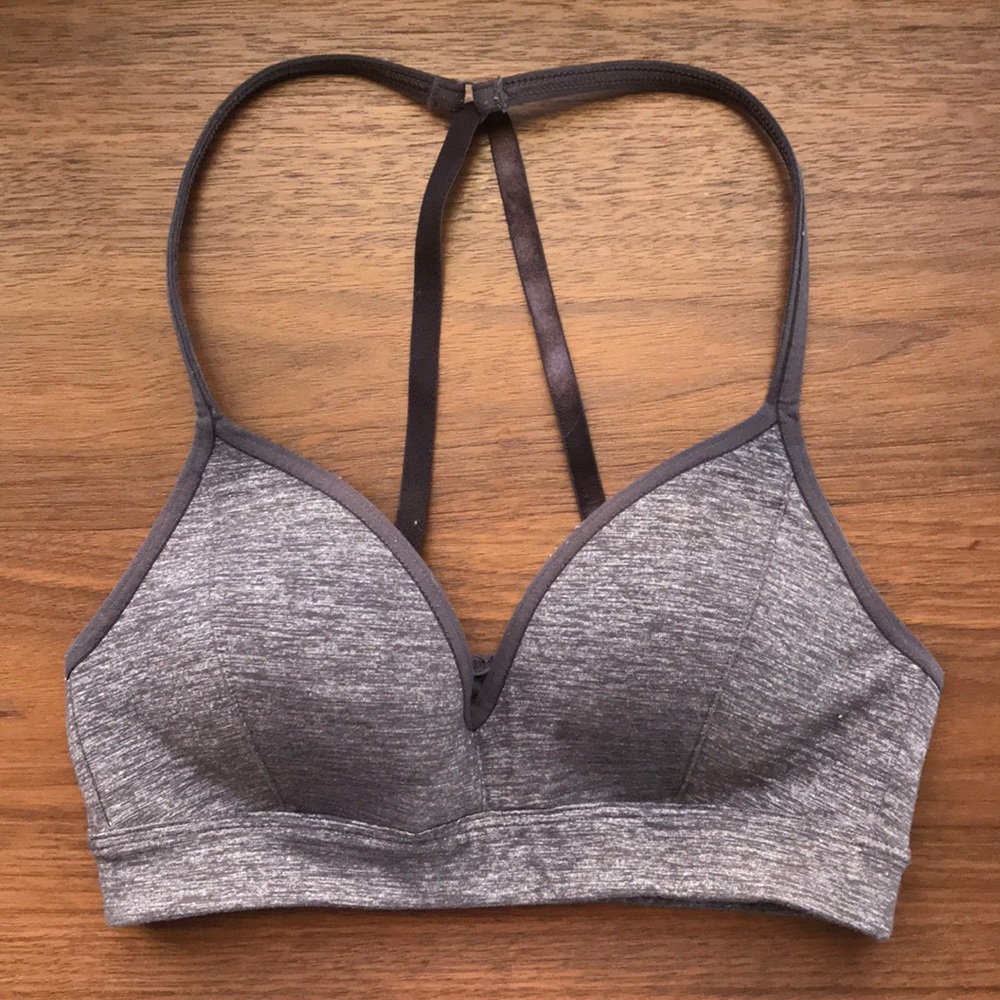 Grey Athleta sports bra